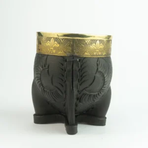 Mate Imperial Calabaza - Negro (virola bronce)