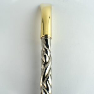 Bombilla Pico de Loro Gallonada a Mano (16 cm) - Alpaca y Bronce