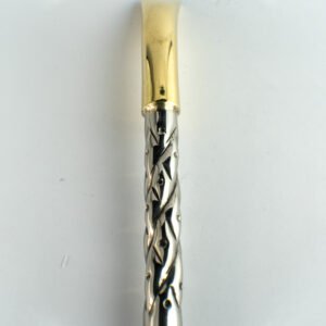 Bombilla Mini Gallonada a Mano (15 cm) - Alpaca y Bronce