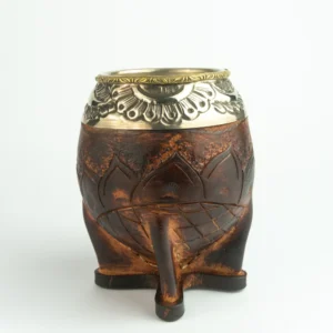 Mate Torpedo Calabaza - Marrón Repujado