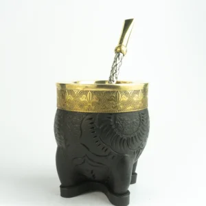 Combo Imperial Negro (virola bronce) + Bombillón Gallonado